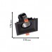 Φωτιστικό LED Χωνευτό Κινητό 30W 230V 2100lm 24° 3000K Θερμό Φως IP44 Μαύρο